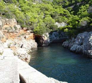 Bucht in Porto Limnionas