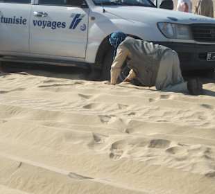 Festgefahren in der Sahara 