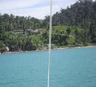 Ankunft in der Bucht von Port Barton