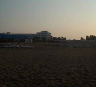 Panoramabild vom Strand in Blickrichtung Landseite