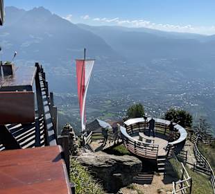 Ausblick auf den Aussichtskorb