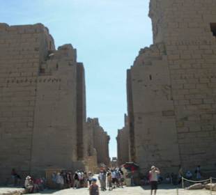 Eingang zum Karnak Tempel