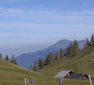 Aussicht auf der Postalm