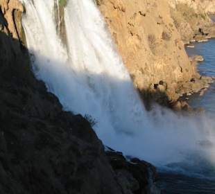 Blick auf den Wasserfall