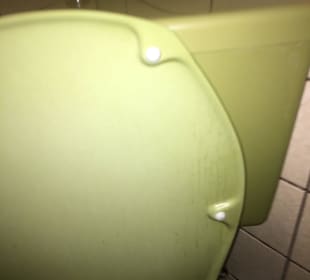 Urinspuren auf der WC Brille Landgasthof Peterhof
