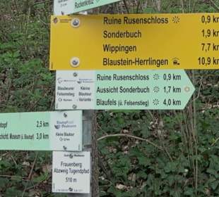 Wanderung rund um das Rusenschloss Gerhausen
