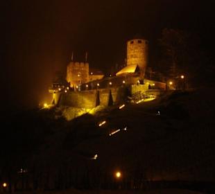 Burg Deutschlandsberg bei Nacht