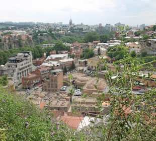 Festung Narikala - Blick Altstadt