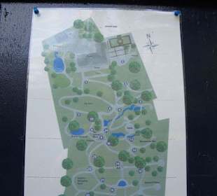 Plan des Gartens