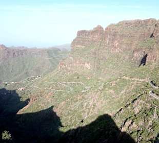 Auf dem Weg zum Bergdorf Masca