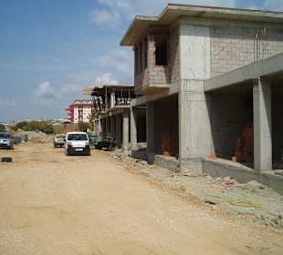 Auch hier stehen schon einige neue Bauten