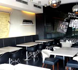 Sitzplätze des Restaurants