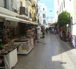 Fussgängerzone im Viertel