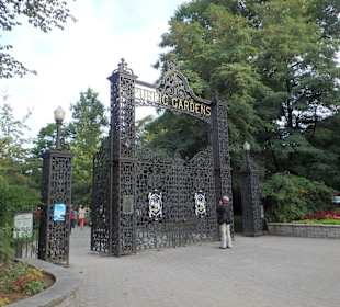 Schmiedeeiserner Parkeingang