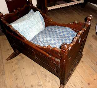 Blick in die Wohnstube des Bauerns