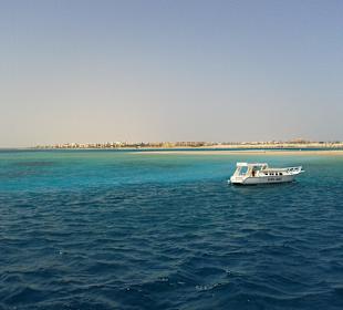 Soma Bay vom Wasser aus