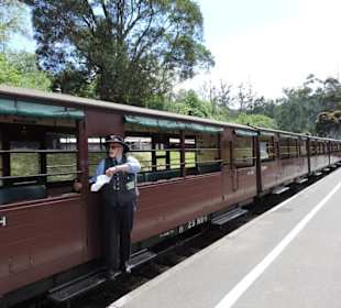 Zug wird bereitgestelt