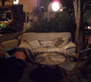 Wie ein wohnzimmer im freien