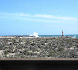 Blick aus Restaurant