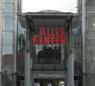 Blick zum Einkaufszentrum Allee-Center Magdeburg