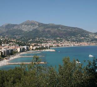 Blick auf Menton