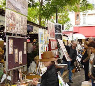 Künstlerviertel am Sacre Coeur
