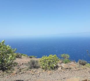 Blick von der Hochebene von La Merica