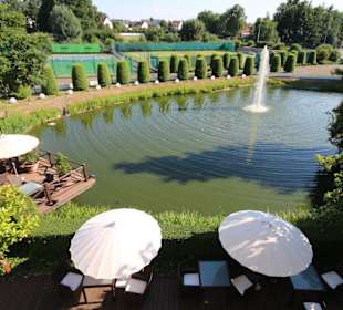 Springbrunnen im Sportparksee