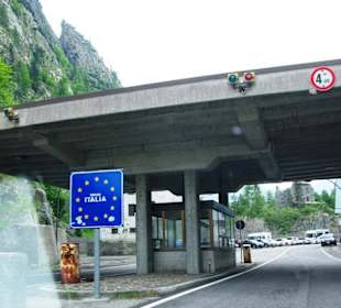Plöckenpass Grenze