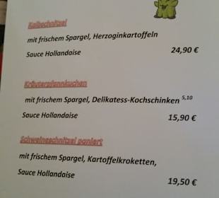 Angebotskarte Essen