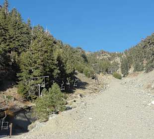 Подъем на гору Сан-Антонио - пока дорога еще есть