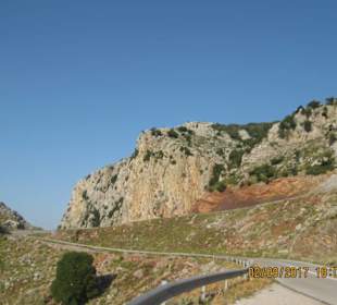 Strasse Berge Aufnahme