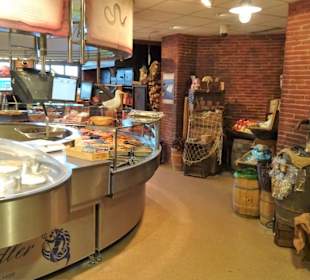 Blick in den Verkaufsraum bei Fiedlers