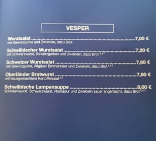 Speisekarte 05/2022