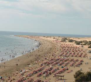 Blick auf den Hauptstrand in 10 Minuten Gehweite