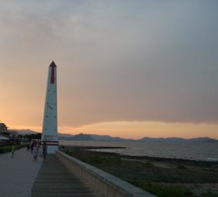 Historie mit Sonnenuntergang