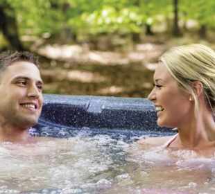 Take a swim under a tree top!