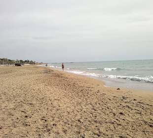 Toller Sand breit genug. 