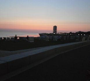 Am Deich von Büsum zum Sonnenuntrgang