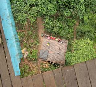 Abseilen vom Plateau