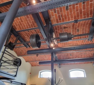 Blick zum Deckengewölbe