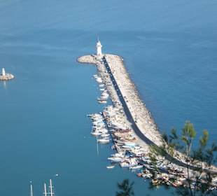 Blick zum Leuchtturm