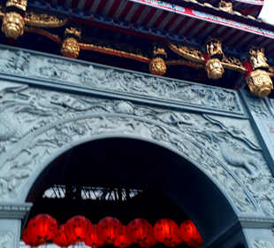 Maokong Gondel -  Rund um Tempel Station