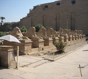 Eingang vom Tempel Karnak