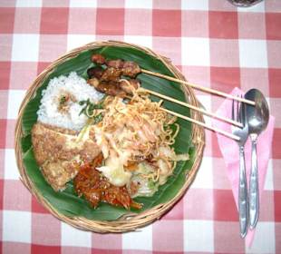 Typisches balinesisches Essen