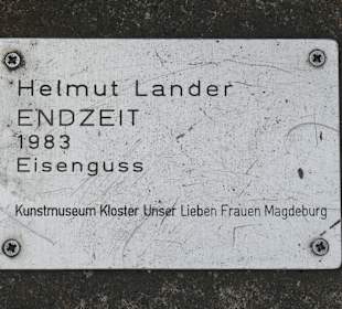 Das Denkmal Endzeit in Magdeburg