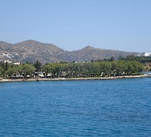 Blick von der Promenade zum Strand