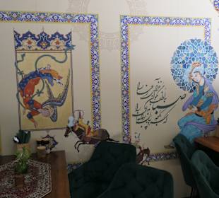 Abendessen beim persischen Restaurant Shiraz