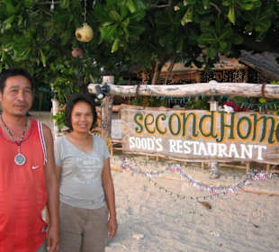 Der Fischer und seine "gute Fee" in der Küche!