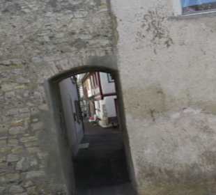 Stadtmauer mit Wehrgang
